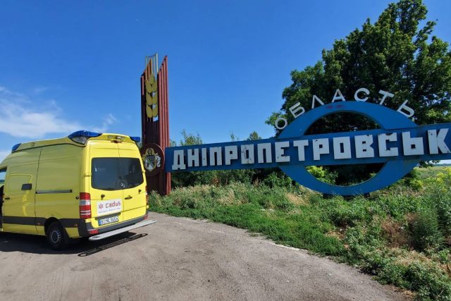 Eine Ambulanz für Dnipro